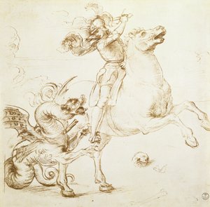 Svatý Jiří a drak od Raffaello Sanzio Raphael