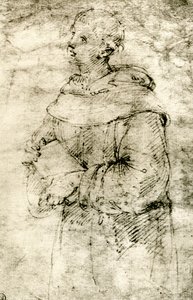 Studie mnicha, 1913. od Raffaello Sanzio Raphael
