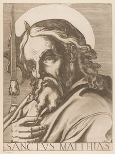Svatý Matěj Svatý Matyáš (titul na předmětu) Christ, Mary en de twaalf apostelen (název série) The Sacred Apostolic College (název série)