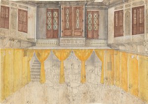 Interiér paláce, ca. 1880-1900. od Ragunath