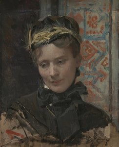 Portrét dámy. 1885-95 od Raimundo de Madrazo y Garreta