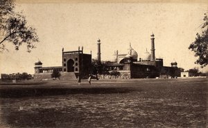 Mešita Jama Masjid, Dillí, 1886 od Raja Deen Dayal
