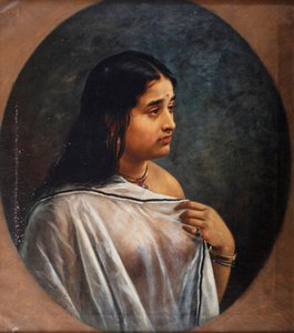 Malayali Lady, autor: Raja Ravi Varma od Raja Ravi Varma