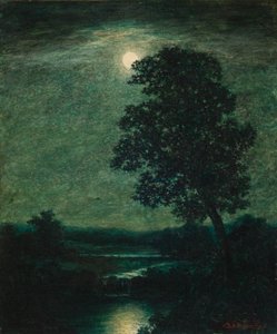 Měsíční svit 1883 (olej na plátně) od Ralph Albert Blakelock