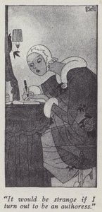 Ilustrace pro Gentlemen Prefer Blondes od Anity Loos (litho) od Ralph Barton