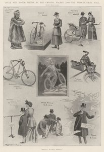 Cyklistické a autosalony v Crystal Palace a Agricultural Hall od Ralph Cleaver