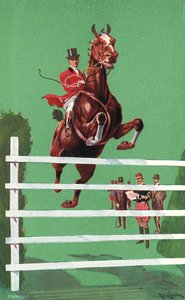 International Horse Show, Olympia, Londýn, červen 1908 (barevné lito) od Ralph Cleaver