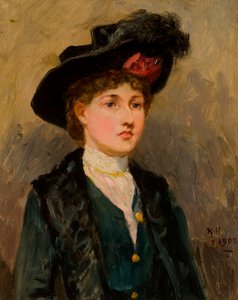 Elsie Wright, 1902 od Ralph Hedley