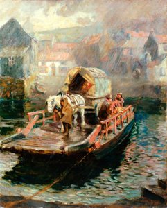 Hylton Ferry, 1910 od Ralph Hedley