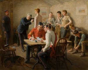 Pasování doktora, 1896 od Ralph Hedley