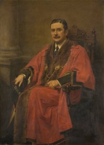 Portrét konšela Johna Roberta Lawsona, J.P. od Ralph Hedley
