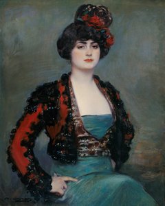 Julia - Casas, Ramon (1866-1932) - c. 1915 – Olej na plátně – 85x67 – Muzeum Carmen Thyssen, Malaga