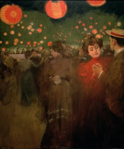 The Open-Air Party, cca 1901-02 (olej na plátně) od Ramon Casas i Carbo