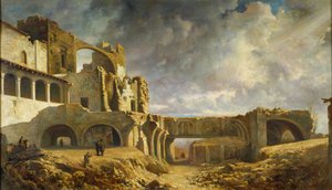 Ruiny paláce od Ramon Martí i Alsina