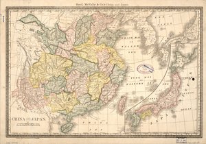 Čína a Japonsko LOC 2006458430 od Rand McNally and Company