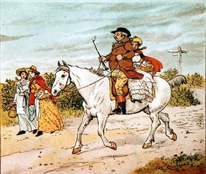 Farmář šel klusat na svou šedou klisnu od Randolph Caldecott