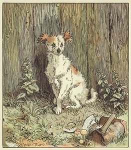 Elegie o smrti šíleného psa (barva lito) od Randolph Caldecott