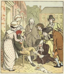 Elegie o smrti šíleného psa od Randolph Caldecott