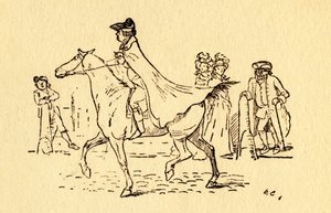 John Gilpin se vydává na svou cestu do Edmontonu, 1878, c1918. od Randolph Caldecott