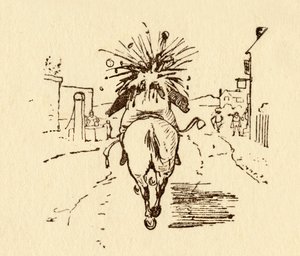 John Gilpins víno láhve explodují, 1878, C1918. od Randolph Caldecott
