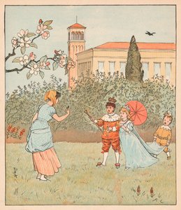 Služka a Jenny Wren, 1880. od Randolph Caldecott