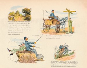 Podivná dobrodružství psího vozíku, 1888, 1946 od Randolph Caldecott