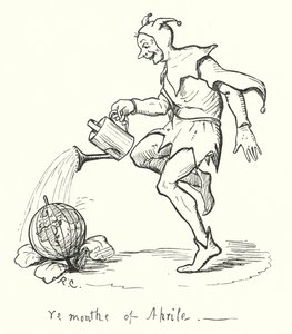 Měsíc duben (rytina) od Randolph Caldecott