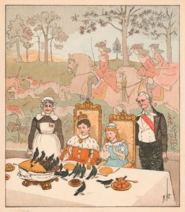 Nebylo to tak lahůdkové jídlo, které se mělo postavit před krále, 1880. od Randolph Caldecott