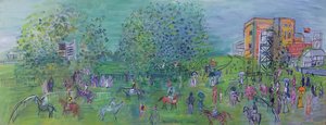 Ascot, asi 1930 (olej na plátně) od Raoul Dufy