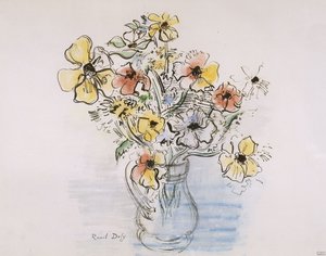 Kytice sasanek od Raoul Dufy