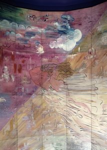 La Fee Electricite, detail levé strany od Raoul Dufy