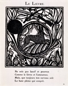Zajíc - in "Le Bestiaire ou cortège d