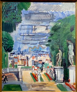 Le parc de Saint Cloud, 20. století (olej na plátně) od Raoul Dufy