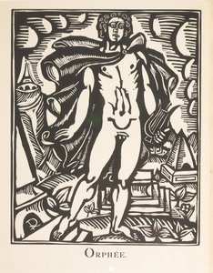 Orfeus, ilustrace z knihy "Le Bestiaire ou Cortège d