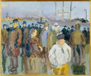 Nábřeží v Rouenu od Raoul Dufy