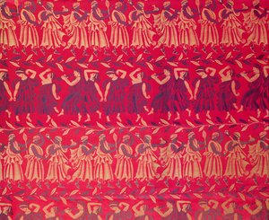 "Orfeova korza", hedvábný damašek navržený Raoulem Dufym (1878-1953), utkaný firmou Bianchini-Ferier. od Raoul Dufy
