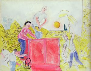 Ženci (kvaš na papíře) od Raoul Dufy