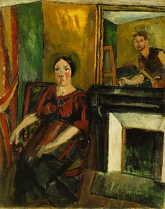 Malíř a jeho model; Le Peintre et son Modele od Raoul Dufy