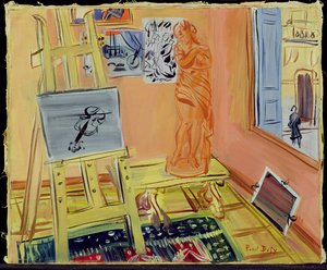Ateliér, asi 1942 (olej na plátně) od Raoul Dufy