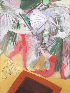 Chodci po laně od Raoul Dufy