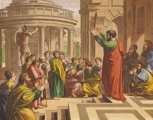 St. Paulus predigt in Athen