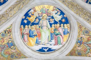 Christus als sol iustitiae von Raphael (1483-1520)