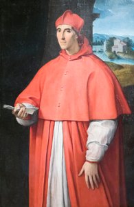 Porträt des Kardinals Alessandro Farnese von Raphael (1483-1520)