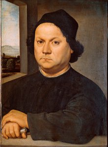 Portrét malíře Pietra Perugina (asi 1448-1523) řekl Peruginův obraz od Raphaela (Raffaello Sanzio 1483-1520) od Raphael