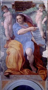 Prorok Izajáš (Freska od Raphael