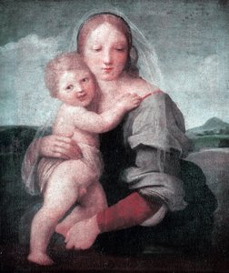 Madona s dítětem (Madona z věže) 1509-1511 (olej na plátně) od Raphael