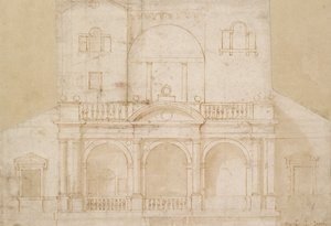 Architektonický design Villa Madama, počátek 16. století od Raphael