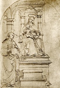 Intronizovaná Madonna od Raffaello Sanzio Raphael