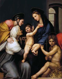 Madonna of the Impintage, 1513-1514. od Raphael