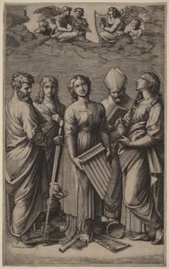 Svatá Cecílie od Raphael